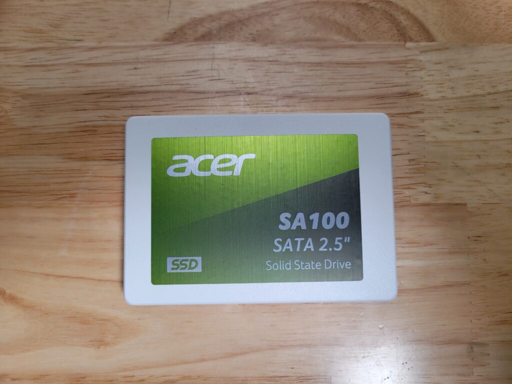 Acer SA100 2.5 2TB SSD Front