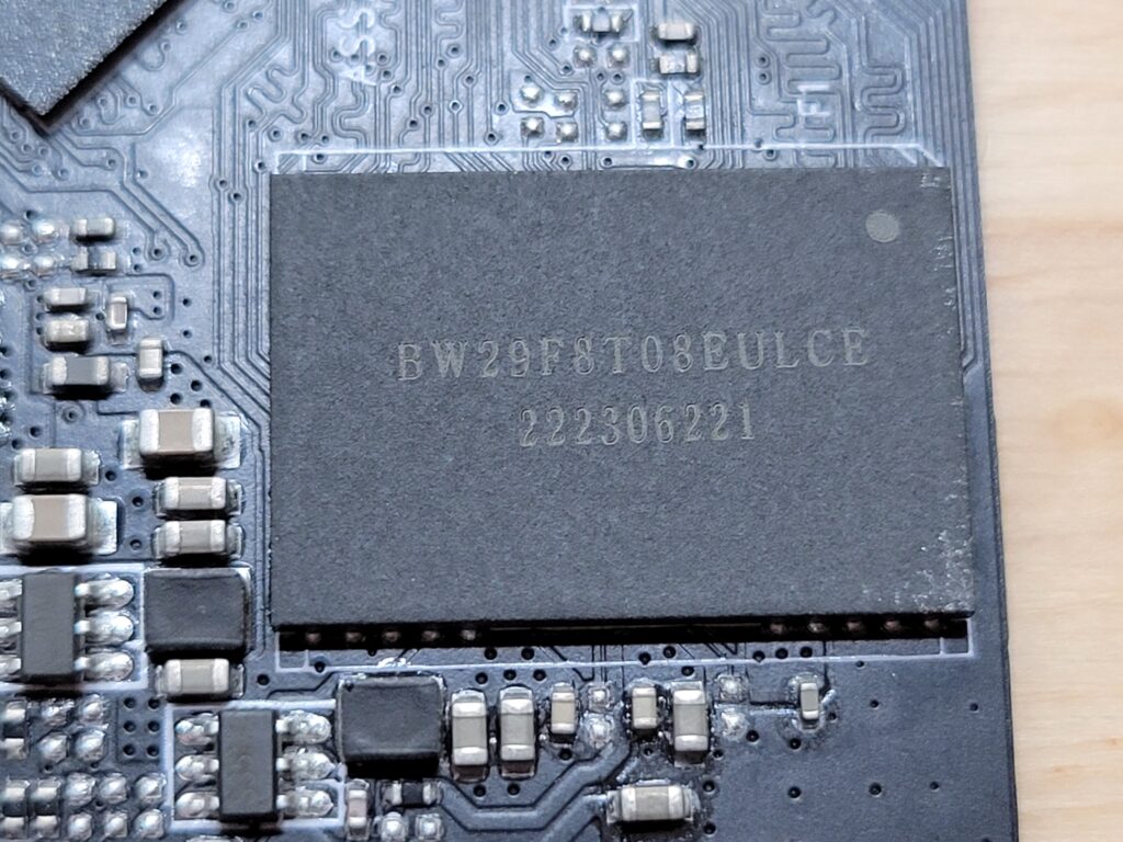 Acer SA100 2.5 2TB SSD NAND Flash Chip